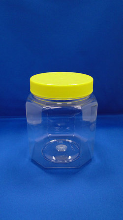 Pleastic fles - PET achthoekige plastic flessen (D858)