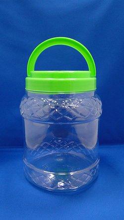 Botol Pleastik - Botol Plastik PET Bulat dan Berlian (J1000P)