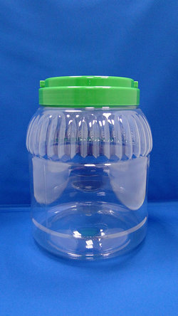 Flacon Pleastic - Sticle PET rotunde și cu dungi din plastic (J1120)