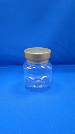 Pleastic Bottle - Quadratische PET-Plastikflaschen (F224)