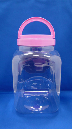 Pleastic Bottle - Quadratische und spitze PET-Plastikflaschen (J3504)