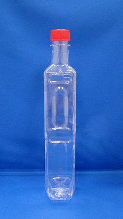 प्लास्टिक की बोतल - पीईटी स्क्वायर प्लास्टिक की बोतलें (W504)