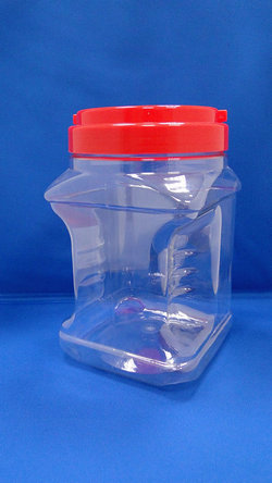Pleastic Bottle - PET Square and Grip Plastic Bottles (J1804)