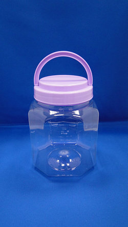 प्लास्टिक की बोतल - पीईटी अष्टकोणीय प्लास्टिक की बोतलें (D1258)
