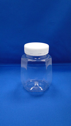 Pleastic fles - PET achthoekige plastic flessen (F300)