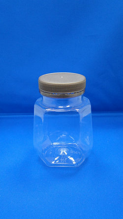 Pleastic fles - PET achthoekige plastic flessen (F308)