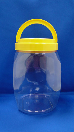 Flacon Pleastic - Sticle PET dreptunghiulare și arc din plastic (J2301)