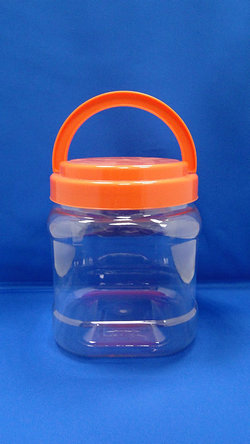 Botol Pleastik - Botol Plastik PET Square dan Arc (J1504)