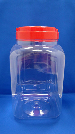 प्लास्टिक की बोतल - पीईटी स्क्वायर प्लास्टिक की बोतलें (J4004)