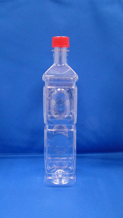 Flacon Pleastic - Sticle PET pătrate din plastic (W804)
